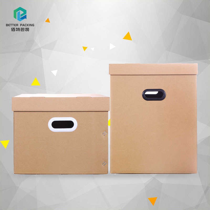 五层特硬通用物流包装纸箱大号 收I纳箱周转箱带扣手搬家纸箱