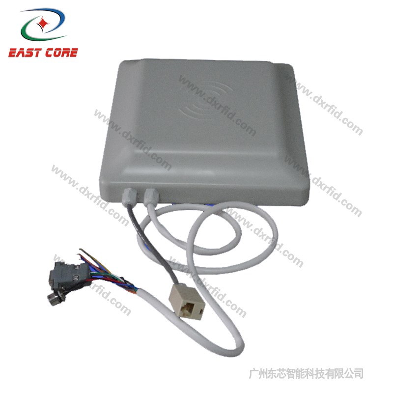 UHF超高频中距h离一体化读写器停车场RJ45网口RS232串口6B6C双协