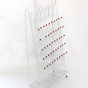 浸塑滴水架挂式 55位 烧杯n试管实验室沥水架