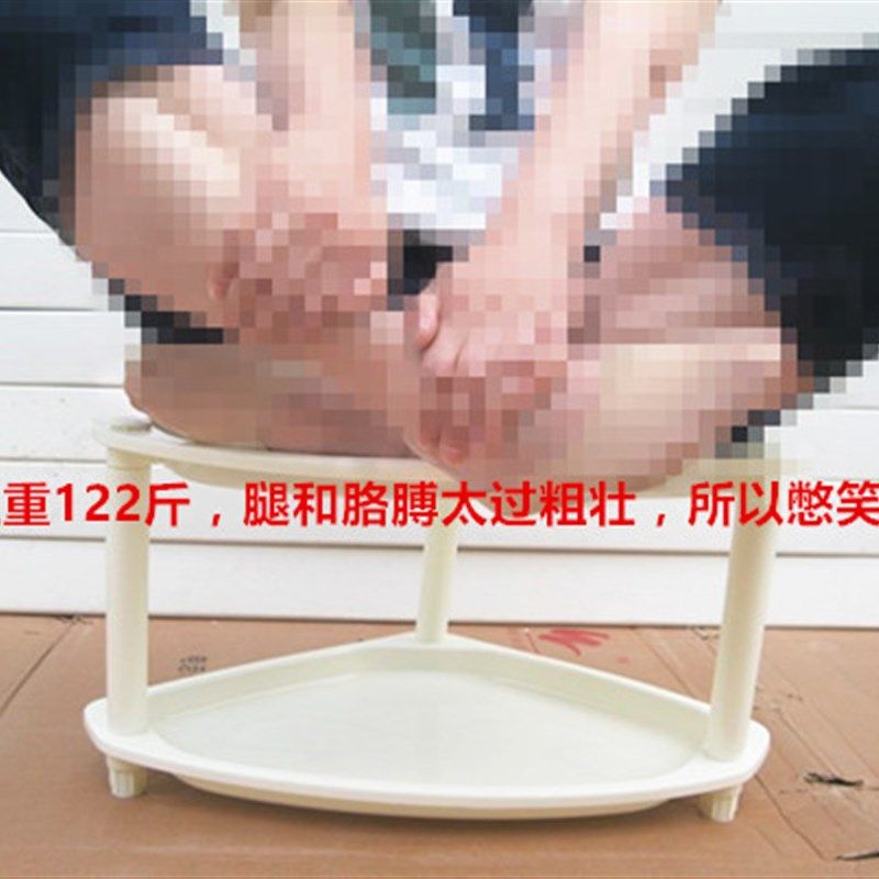 浴室塑料置物架大号浴室置v物架三角形脸盆架收纳架浴室落地脸盆
