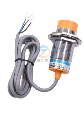 M30沪工电感式接近开关LJ3r0A3-15三线二线制NPN常开24V传感器220