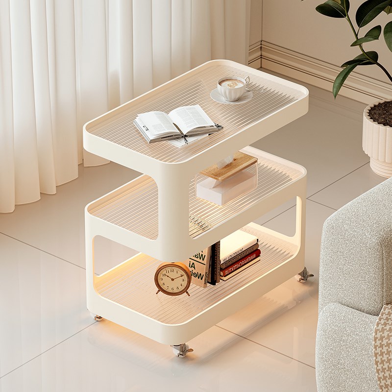 沙发边几轻奢高级感2024新款客厅可移动茶几小桌子床头小推车边几