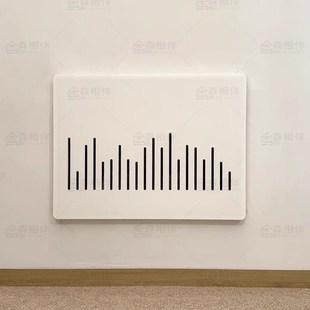 超薄电表箱盒装饰画2024新款多媒体信号箱遮挡强弱电箱极简盖板