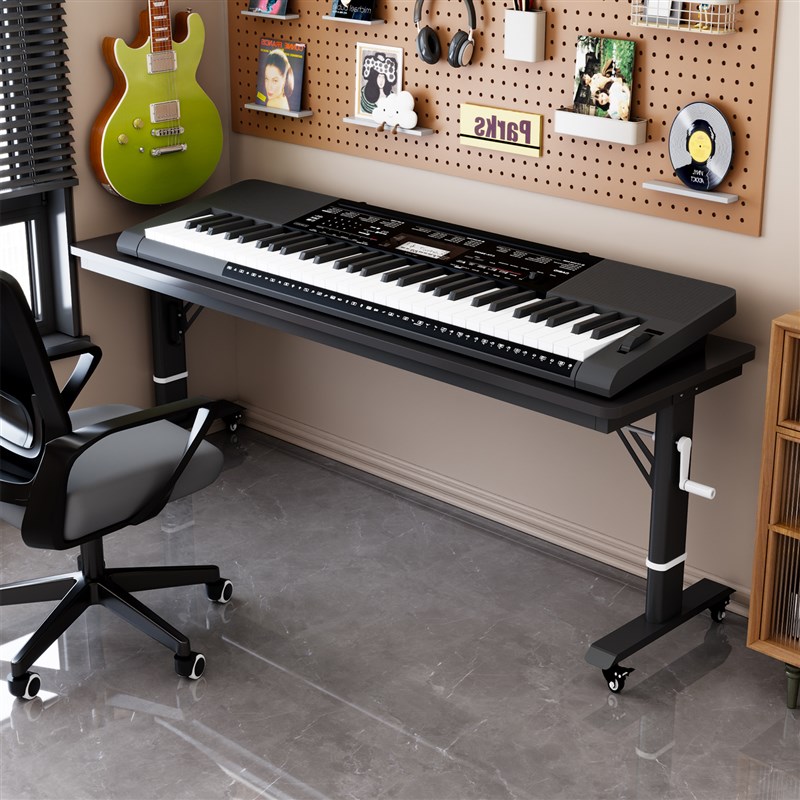 通用型手摇升降电子琴架电钢琴支架88键61键架子可移动键盘合成器