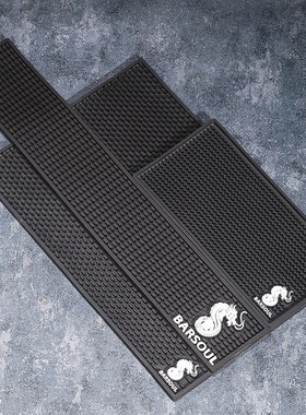 BARSOUL国际订制款调酒工具吧垫过滤橡胶垫杯子垫防滑防震防摔垫