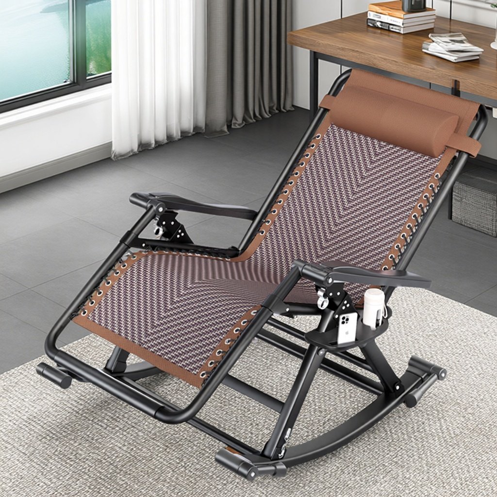 躺椅摇椅成人可躺可睡午休椅子客厅阳台懒人沙发家用双人休闲椅子