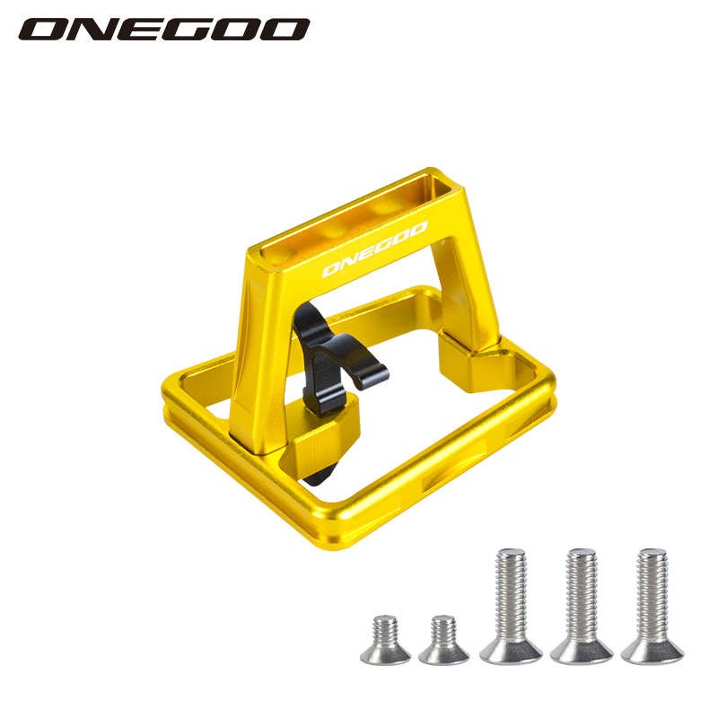 ONEGOO 折叠自行车前车包支架猪鼻子小布Q龙头改装货架转换座