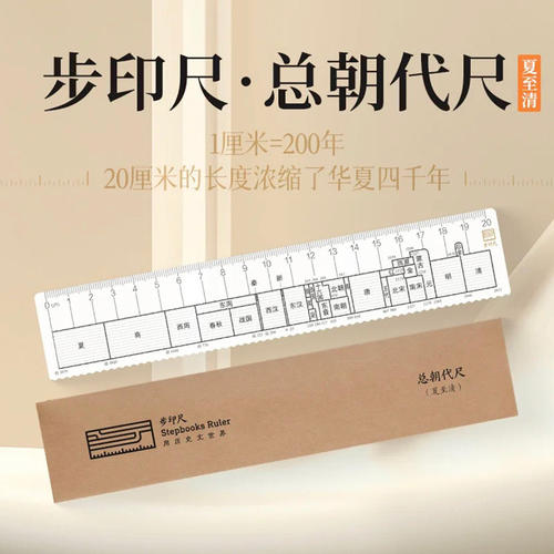 学生加厚大数字直尺带波浪线