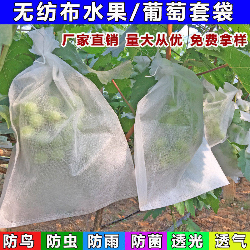 无纺布葡萄套袋柚梨莲雾