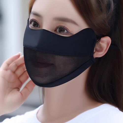防晒口罩女防紫外线夏季薄款