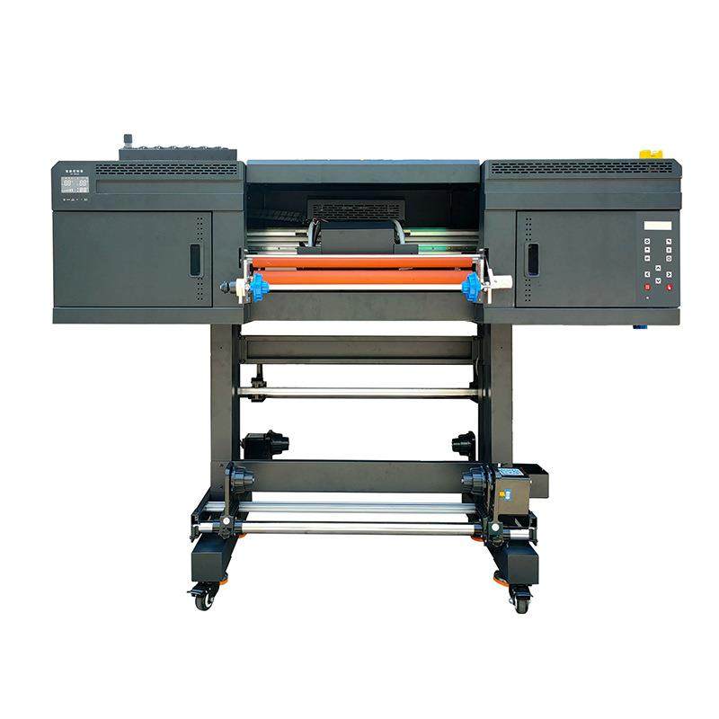 UV水晶标打印机60mm AB膜打印个性标制作打印覆膜一体高速高精度