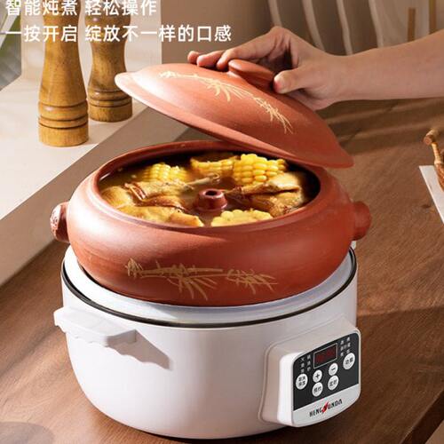汽锅鸡电蒸锅云南汽锅蒸汽砂锅家用气锅套装陶瓷盗汗鸡锅蒸锅底锅