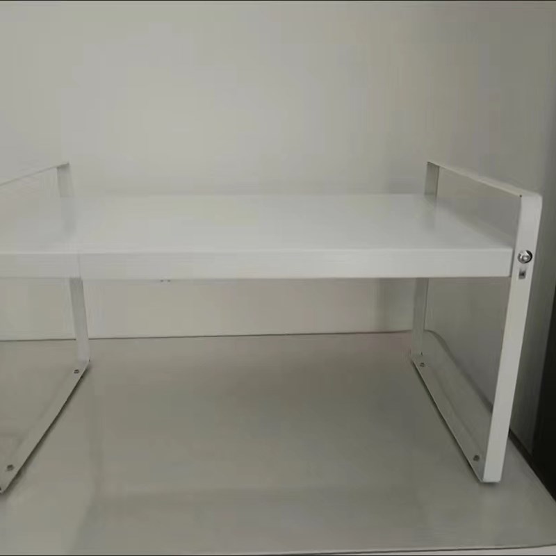 加粗可伸缩厨房微波炉置物架烤箱架子多功能台面桌上W多层收纳架