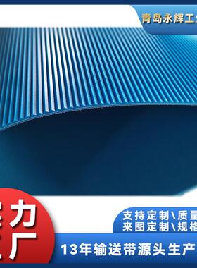 白色PU耐油格子搓衣板花纹防打滑输送带提升传送带色防滑运输带