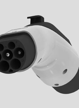 欧标转国标充电转换头TYPE2转GB充电转接头新能源汽车充电转换器