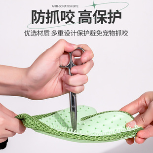 撸猫手套猫毛清理器猫咪梳子梳毛刷去G浮毛L防抓神器狗除毛宠物用