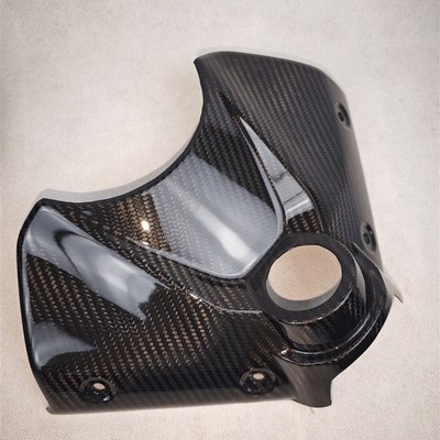 张雪500drr改装碳纤维排气防烫盖隔热罩排气罩