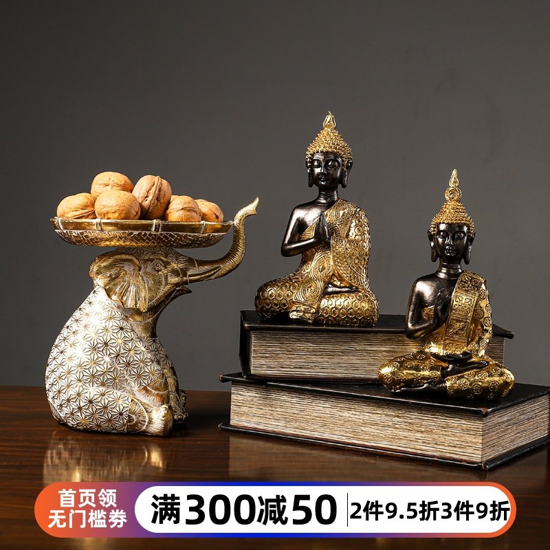 东南亚泰国佛像摆件禅意家居装饰品客厅玄关酒柜泰式会所餐厅摆设,畜牧/养殖物资,畜牧/养殖器械,淘宝优惠券,粉丝福利购,淘宝优惠卷