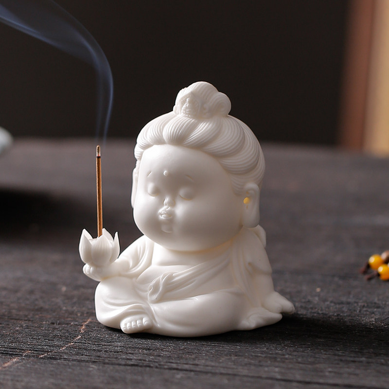 创意陶瓷桌面摆件线香插檀香座家用佛像香炉如来茶香器玄关装饰品,畜牧/养殖物资,畜牧/养殖器械,淘宝优惠券,粉丝福利购,淘宝优惠卷