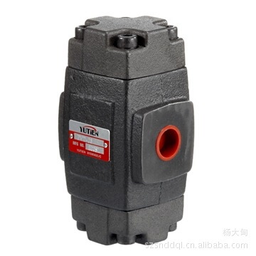 PVTF-16-50引导式液控单向阀法兰式保压阀油田油压YUTIEN满油阀液