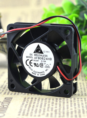 原装 台达 6cm AFB0624HB 6015 24V 0.12A 工控变频器 散热风扇