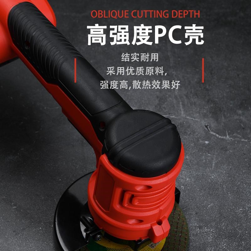 锂电角磨机工具箱充电小型多功能打磨磨光手磨机家用手持切割机