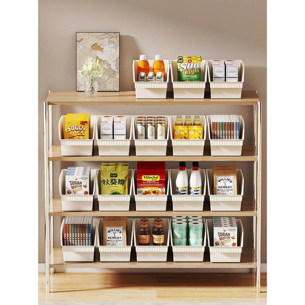 橱柜收纳盒厨房用品整理箱桌面杂物收纳筐家用拉篮储物盒子,收纳整理,桌面收纳盒,淘宝优惠券,粉丝福利购,淘宝优惠卷