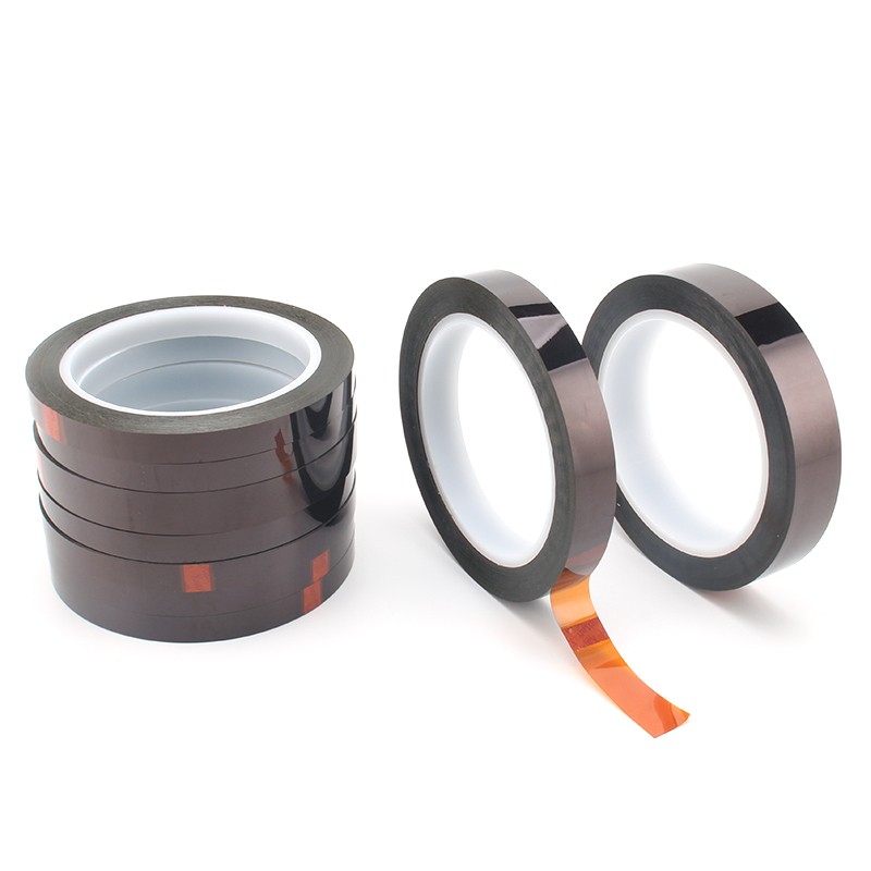 聚酰亚胺胶带 KAPTON 金手指高温胶带 耐高温茶色耐热2-300度PI工