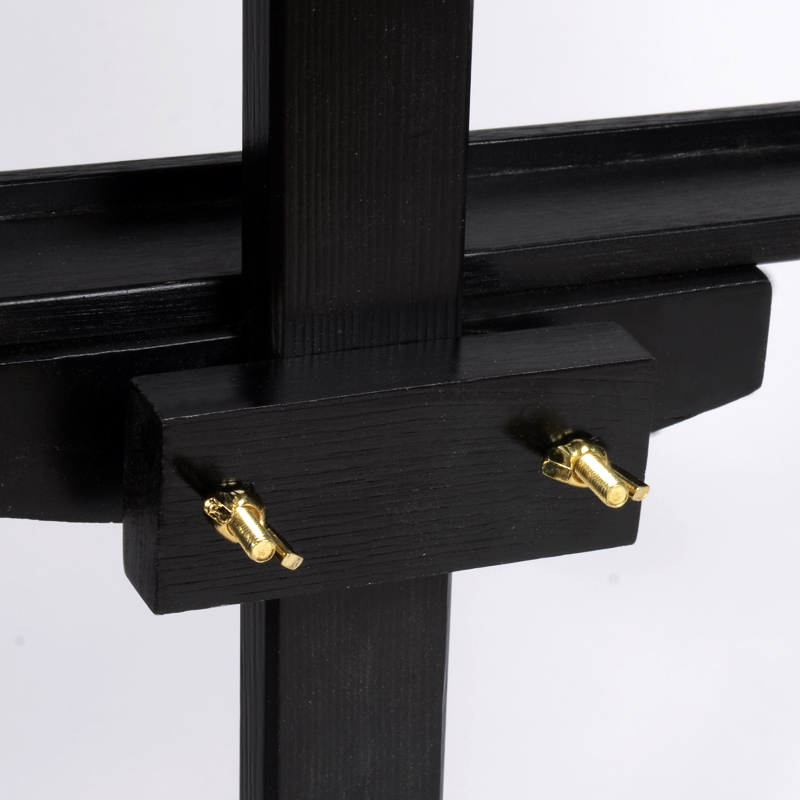 1.5M黑色实木画架支架式折叠便携4K画板素描写生木质展架儿童套装