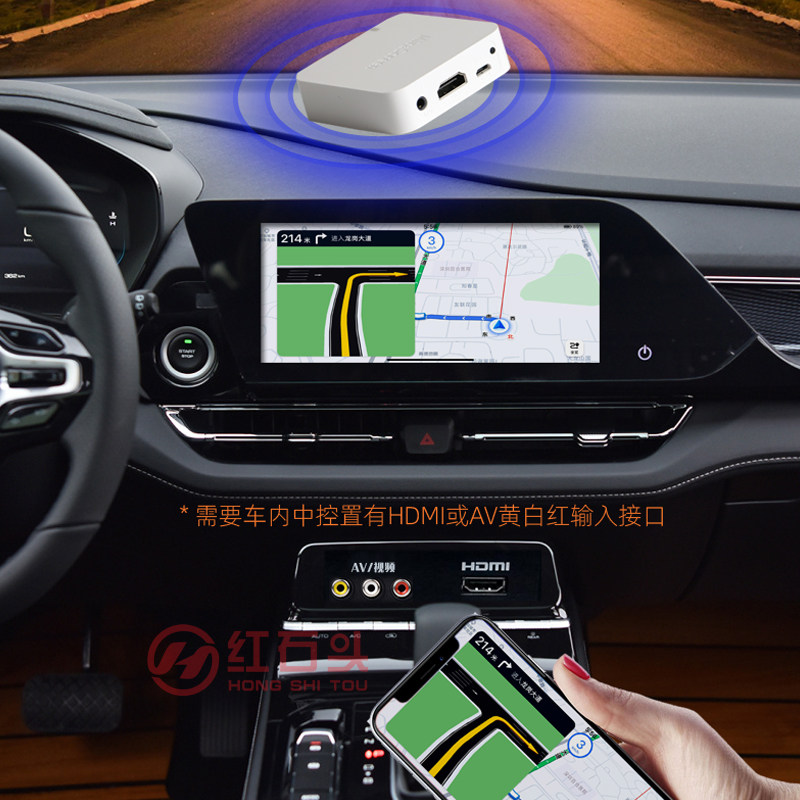 无线投屏器安卓连接新老电视机投影仪音频输出手机上网课高清同屏