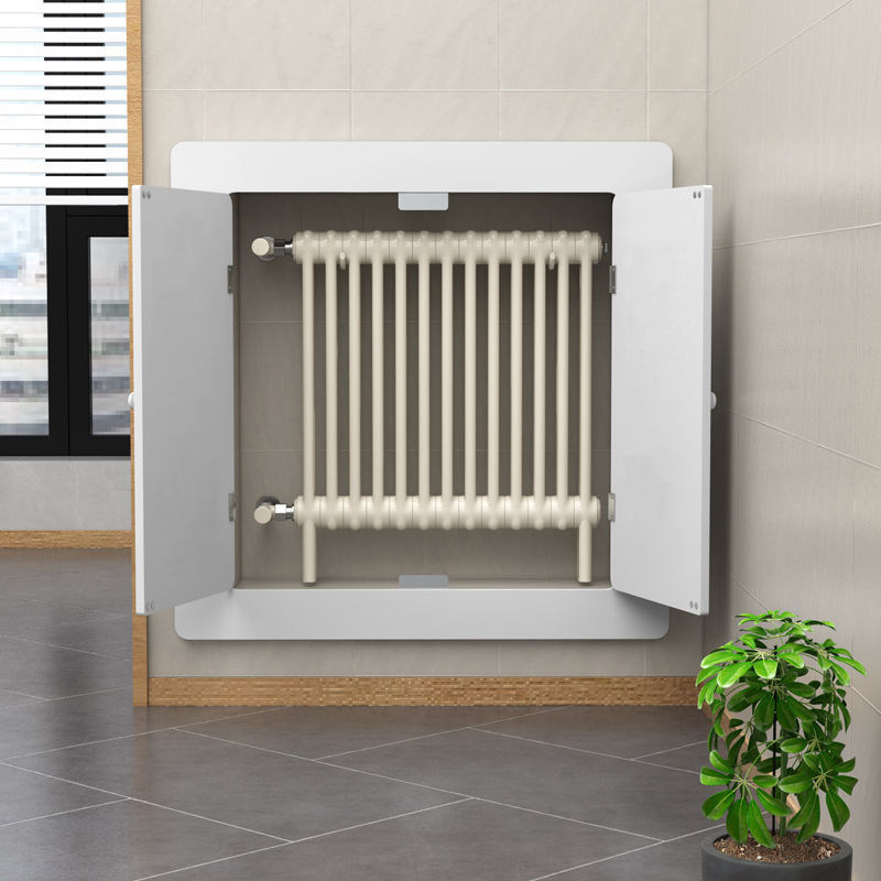 地暖遮挡罩防水卫生间遮挡板分水器遮挡柜暖气遮挡门水表遮丑定制