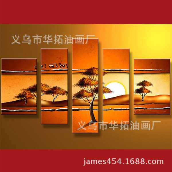 无规则油画 多拼油画 不规则油画 无规则套画 无规则无框画