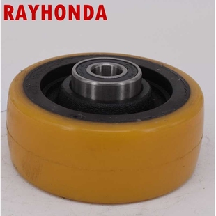 平衡轮辅助轮100 35电动叉车轮子T16T20T30电动托盘搬运车