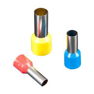 E16系列 厂家直供管型预绝缘端头 冷压端子 紫铜