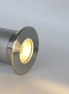 IP67led1W3W防眩户外车铝公园背景墙面台阶星星墙面嵌入式地埋灯