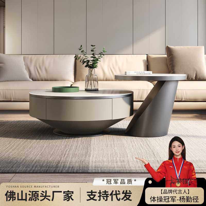 意式轻奢大小圆岩板茶几电视柜组合小户型2022新款家用现代简约,鲜花速递/花卉仿真/绿植园艺,其它园艺用品,淘宝优惠券,粉丝福利购,淘宝优惠卷