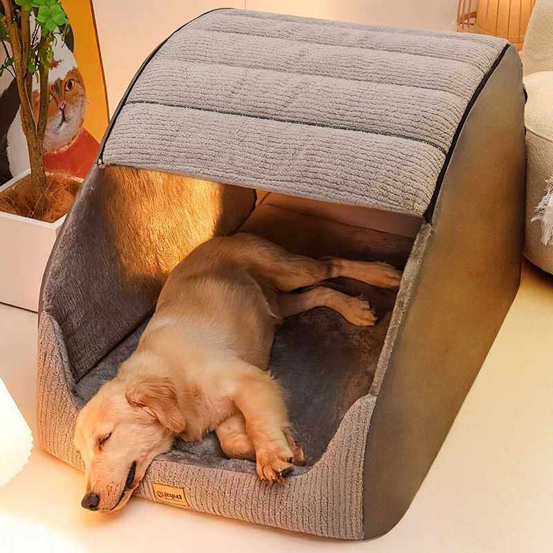 跨境 狗窝四季通用中大型犬封闭可拆洗狗床秋冬睡觉的沙发保暖,鲜花速递/花卉仿真/绿植园艺,其它园艺用品,淘宝优惠券,粉丝福利购,淘宝优惠卷