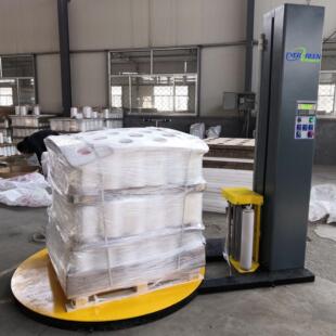 山东爱格瑞厂家供应纤维卷缠绕包装机 标准件缠膜机 橱柜裹包机