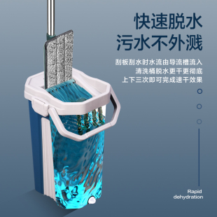 免手洗拖把懒人家用一拖净平板替换布吸水客厅卫生间专干湿两用