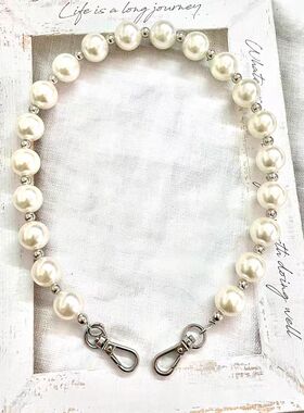 珍珠碰撞时光，适用miumi缪matelas装饰仿珍珠链条包尽显高雅品味