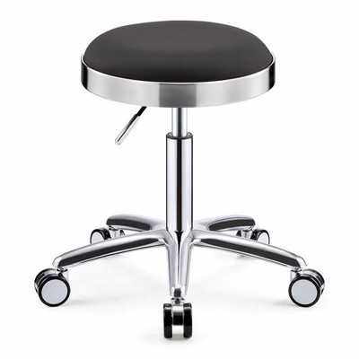 新款全不锈钢大工凳师傅椅不卡发大工凳地球仪轮美发凳剪发椅子