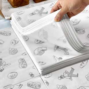 一次性餐盘垫纸防油烘焙店吐司蛋糕甜品托盘垫纸面包包纸包装