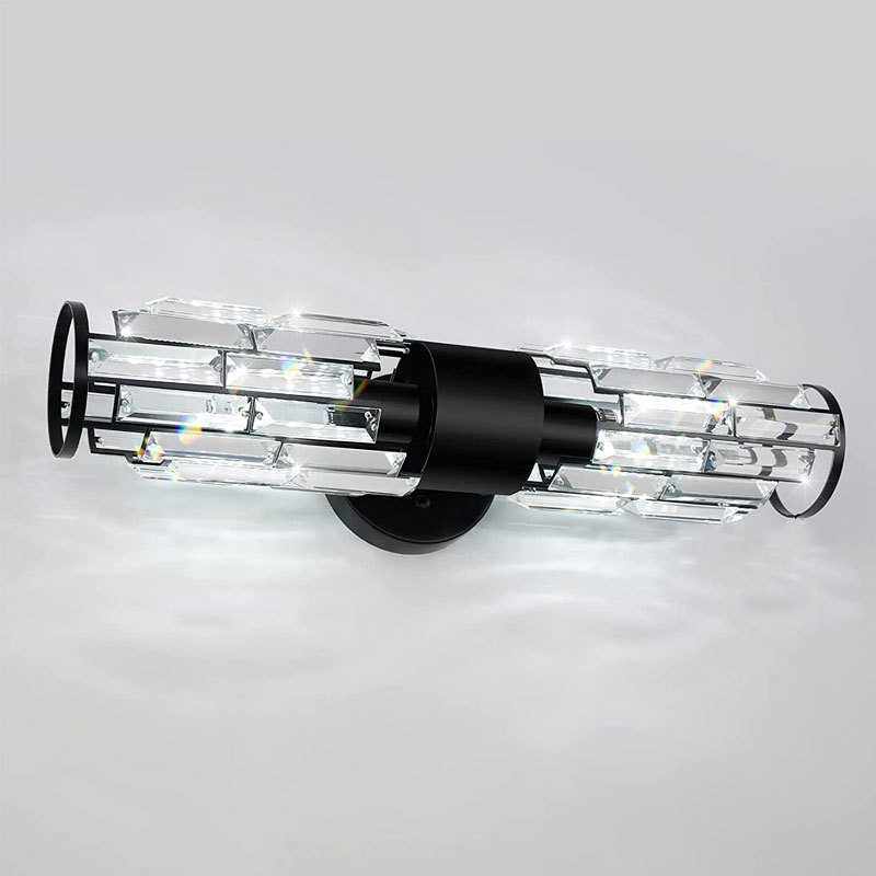 高档水晶壁灯客厅后现代背景墙轻奢水晶灯卧室床头过道亚马逊新款