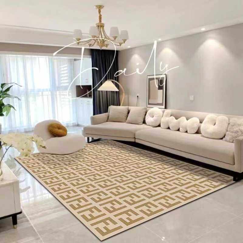 仿羊绒地毯客厅现代简约北欧家用沙发茶几毯卧室房间床边加厚地垫