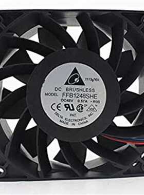 FFB1248SHE -R00 现货台达 12038 48V 0.57A 散热风扇