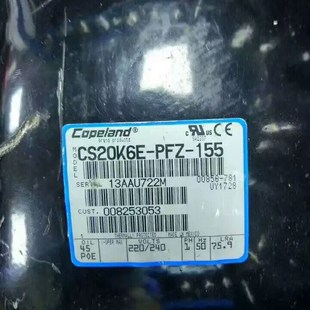 CS18K6E PFJ 138 CS08KQE 155 255 20K6E CS24谷轮压缩机 PFZ