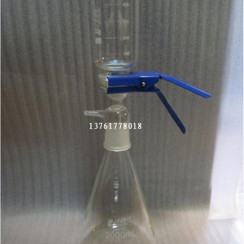 2000ML全玻璃微孔滤膜过滤器/砂芯过滤装置/溶剂过滤器