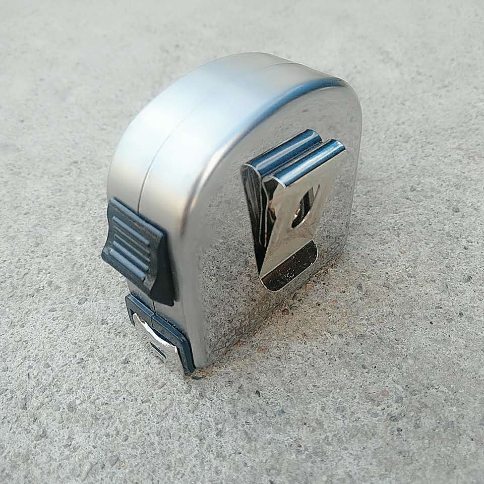 青岛象牌不锈钢带制动皮带挂绳盒尺5米正品象牌卷尺