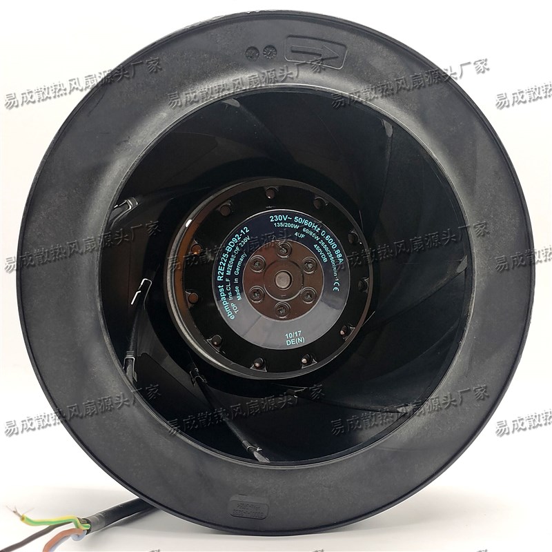EBMPAPST 德国 R2E225-BD92-12 M2E068-DF涡轮抽风净化风机风