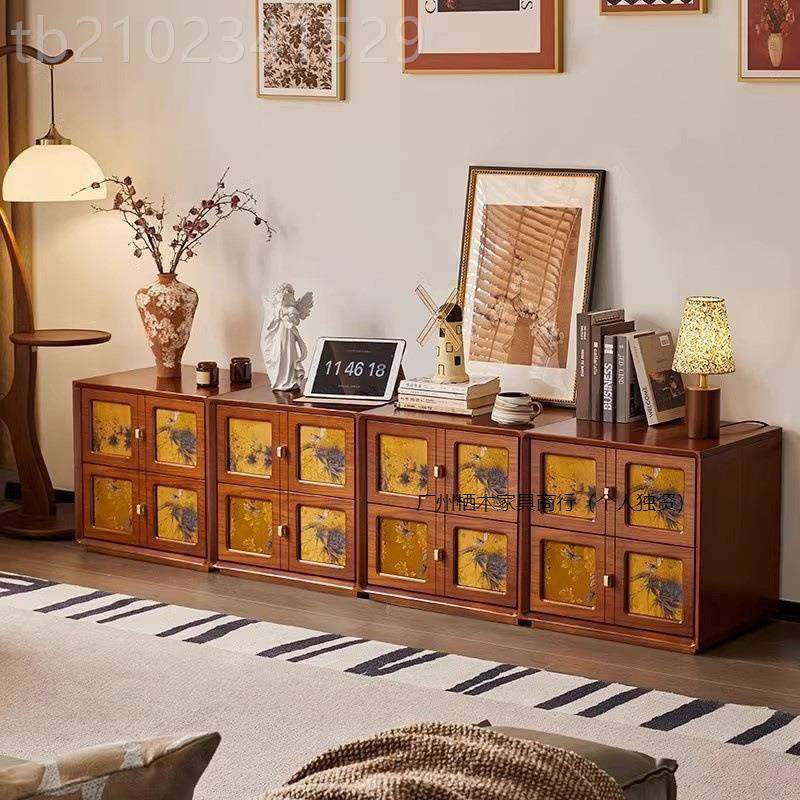 Yl实木云纱模中古斗柜块组合柜客厅香a卡门柜新中式电CCO视柜床头,农用物资,苗木固定器/支撑器,淘宝优惠券,粉丝福利购,淘宝优惠卷